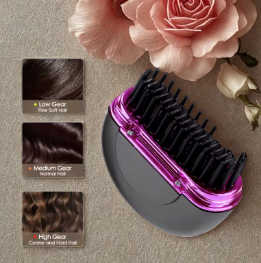 Amouriya™ Electric Styling Comb Salon-Ready Hair, Anywhere.