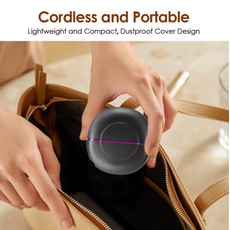 Mini Cordless Hair Styler Travel-Ready Comb