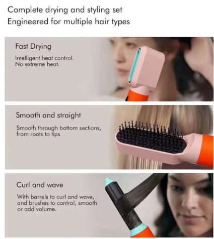Amouriya™ 5-in-1 Multi-Styler – Your All-in-One Hair Her