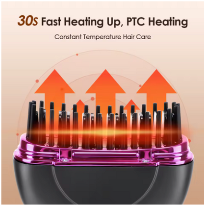 Amouriya™ Electric Styling Comb Salon-Ready Hair, Anywhere.